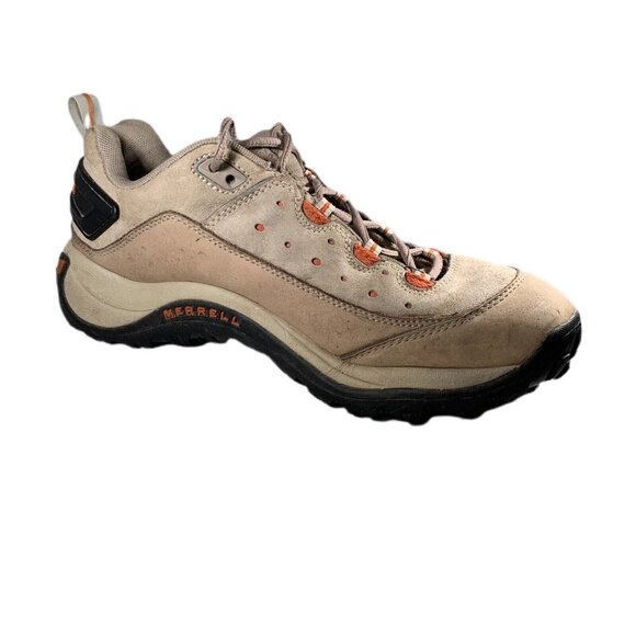 Merrell Shoes - Merrell Sport Low Taupe Brown Leather Trail Hiking Boots Womens Sz 9 Shoes READ
